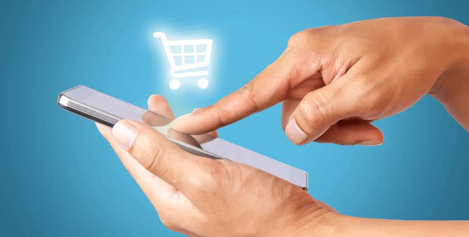 man shopping - Mobile Ecommerce Conversion Rates